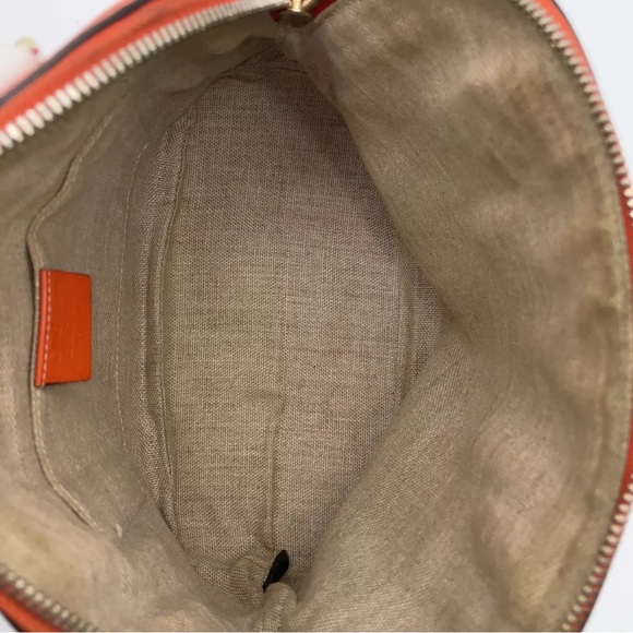 Authentic Gucci GG Micro Shimmer Orange  Mini Handbag 2way CrossbodyBag - Picture 15 of 17